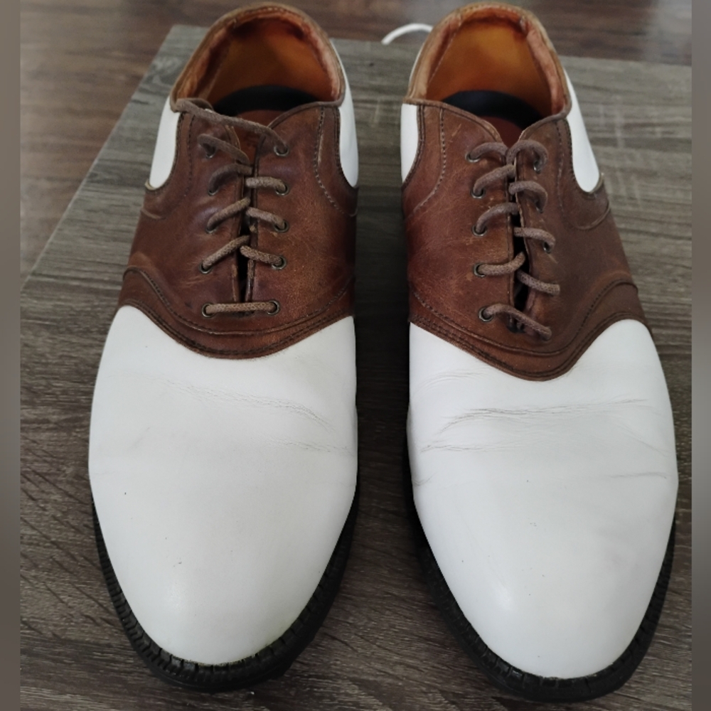 Nike Golf Brown and White Men's Shoes